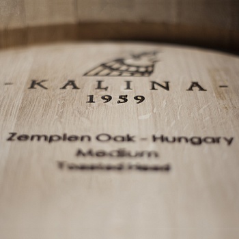 фото Дубовая бочка "Kalina" 100 л земпленский дуб (Венгрия) 26 галлонов, средний обжиг (9)