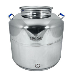 УЦЕНКА Бидон (фляга) 50 л из нержавеющей стали "Люкс"