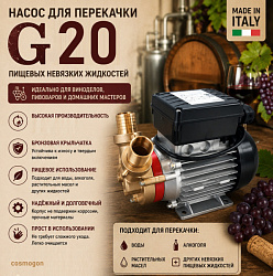 Насос G20 для перекачки пищевых невязких жидкостей