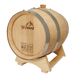 Дубовая Бочка 30 л из-под Порто Тони французский дуб "Skyward" (Португалия)