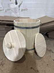 УЦЕНКА Кадка из осины 18-21 л