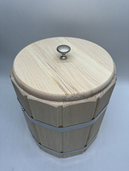 Кадка из сибирского кедра 15 л Оптима